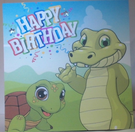 Jungle Animal Party 1 8x8 by Hazel Underwood