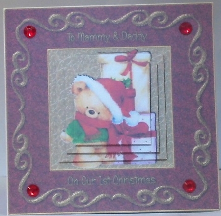 Teddy & Presents - Mammy & Daddy On Our 1st Christmas by Hazel Underwood