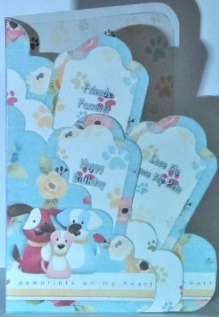 Pawsitivity Scallop Pocket Card Kit by Hazel Underwood