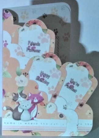 Catitude Scallop Pocket Card Kit by Hazel Underwood