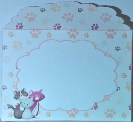Catitude Scallop Pocket Card Kit by Hazel Underwood