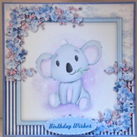 Beautiful Koala with Blossom  by Hazel Underwood
