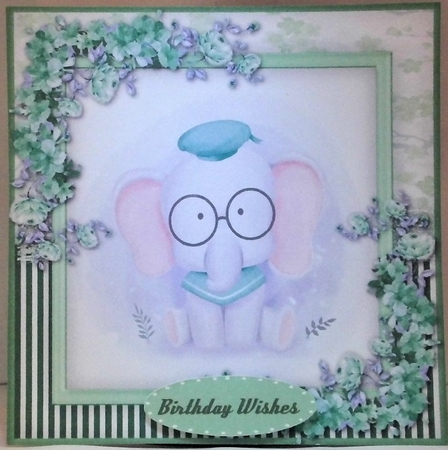 Ellies New Glasses with Blossom  by Hazel Underwood