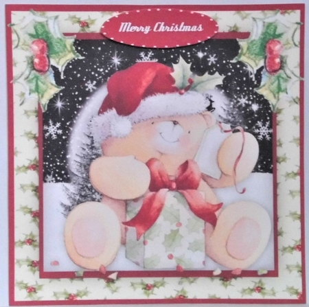 Teds  Christmas Parcel  by Hazel Underwood