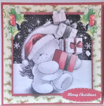 Teds  Christmas Tower by Hazel Underwood