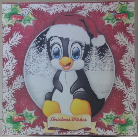 6, Christmas Animals Card fronts +2 Inserts by Hazel Underwood