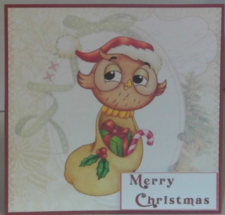 Special Delivery, Owl Mail Quick Card by Hazel Underwood