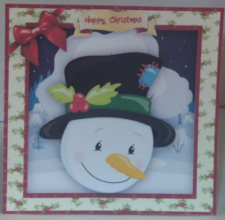 Happy Snowman  by Hazel Underwood