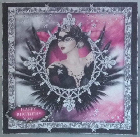 ARABESQUE - DECOUPAGE CARD MINI KIT by Hazel Underwood