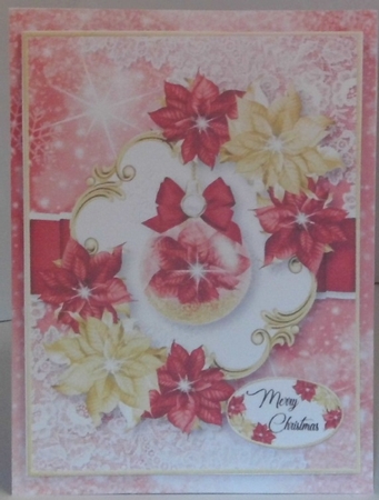 Poinsettia Bauble 9 by Hazel Underwood