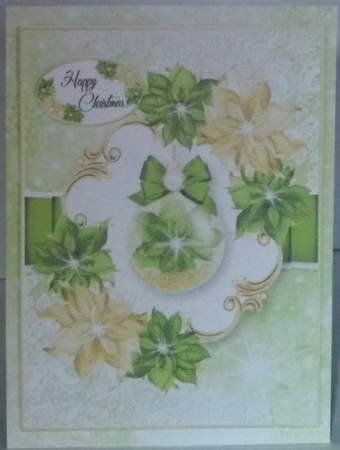Poinsettia Bauble 10 by Hazel Underwood