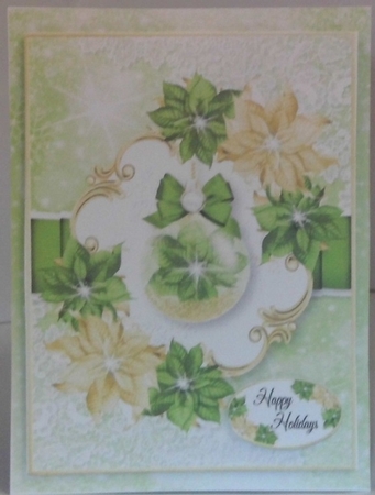 Poinsettia Bauble Bumper Kit 3 by Hazel Underwood