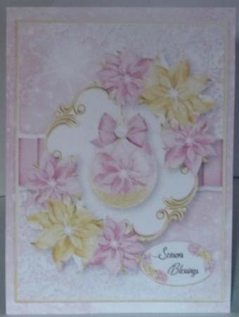 Poinsettia Bauble Bumper Kit 4 by Hazel Underwood
