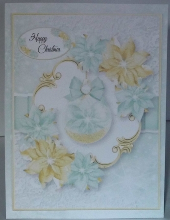 Poinsettia Bauble Bumper Kit 4 by Hazel Underwood