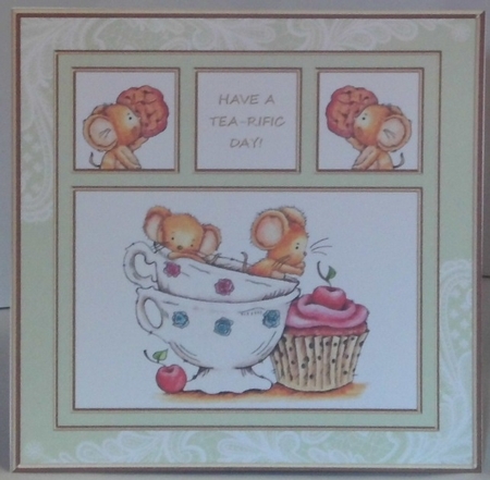 Have A Tea-rific Day! (Green) by Hazel Underwood