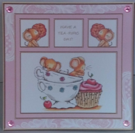 Have A Tea-rific Day! (Pink) by Hazel Underwood
