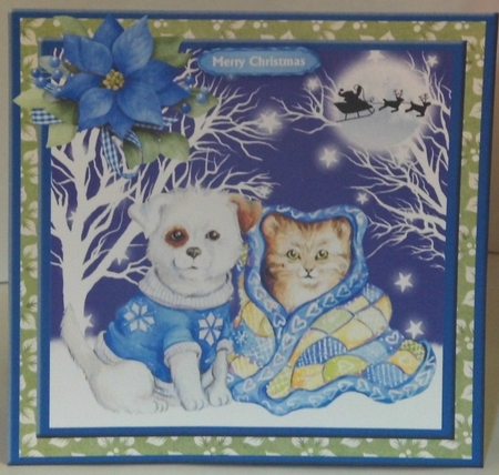 Merry Christmas bumper kit  - Decoupage & Inserts by Hazel Underwood