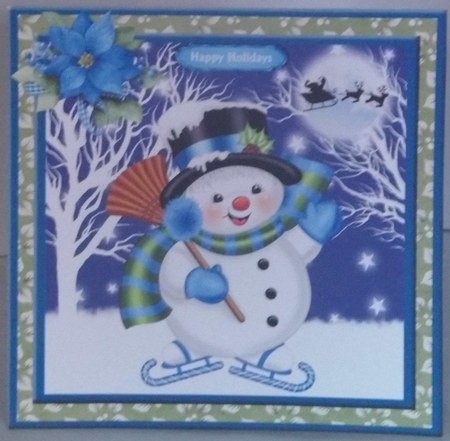 Merry Christmas bumper kit  - Decoupage & Inserts by Hazel Underwood