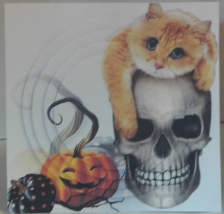 All Hallows Eve - The Day Of The Dead 44 - Pyrimage/Pyramid + Insert & Tag by Hazel Underwood