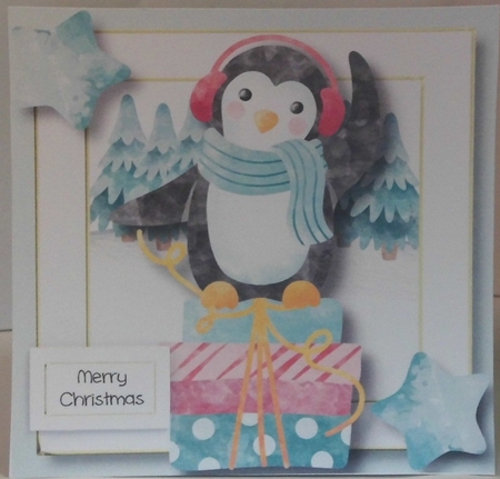 Penguins On Presents by Hazel Underwood