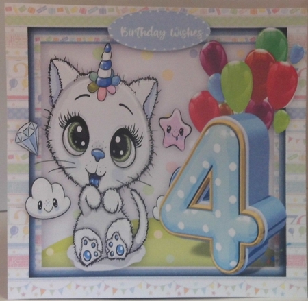 Happy 4th Birthday , Boy by Hazel Underwood