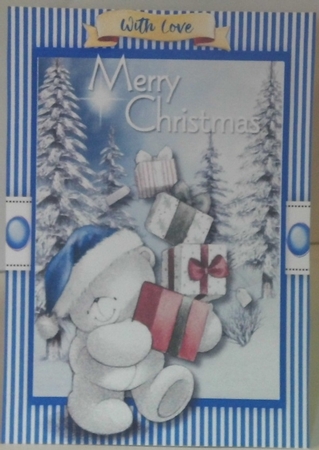A5, Teds Christmas Pile by Hazel Underwood