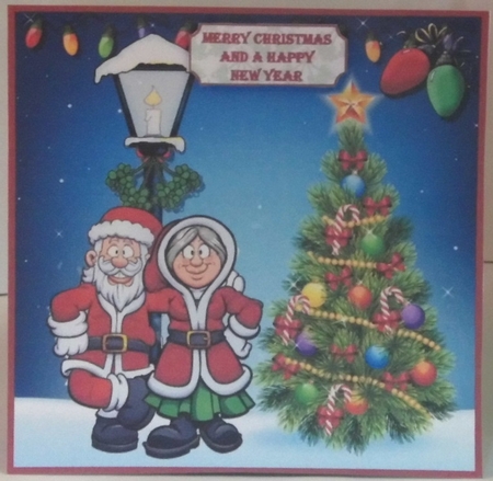Under the mistletoe 7x7 by Hazel Underwood