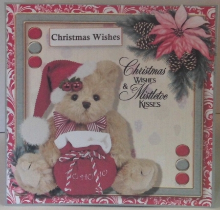 Christmas Teddy 1  by Hazel Underwood