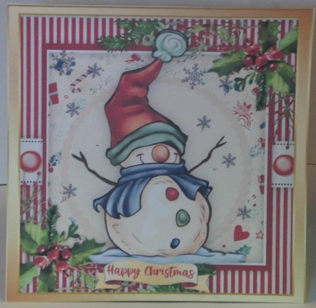 Happy Snowman  by Hazel Underwood