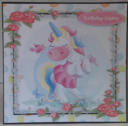 Fantasy Dancing Unicorn 1 by Hazel Underwood