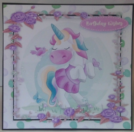 Fantasy Dancing Unicorn 2 by Hazel Underwood
