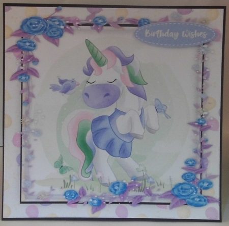 Fantasy Dancing Unicorn 3 by Hazel Underwood