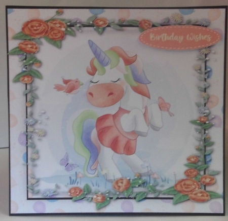 Fantasy Dancing Unicorn 4 by Hazel Underwood