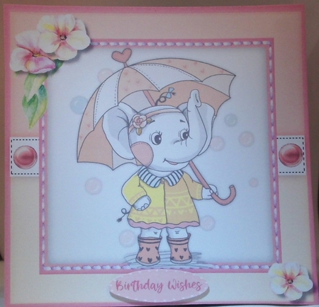Ellie Keeping Dry by Hazel Underwood
