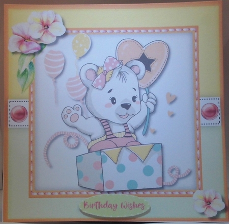 Happy Bear in a Box  by Hazel Underwood