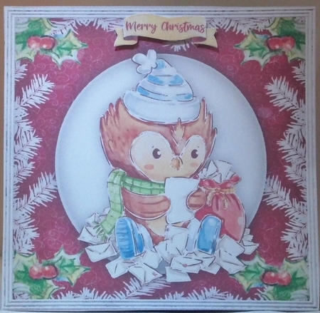 Owls Christmas Mail by Hazel Underwood