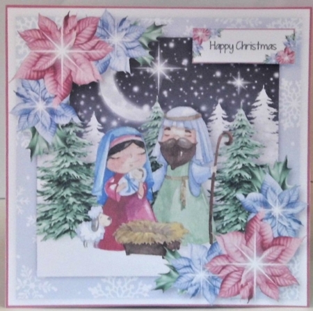 Jesus Mary and Joseph by Hazel Underwood