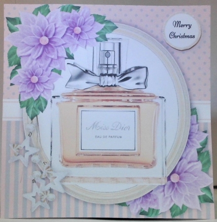 Beautiful Bottle Of Perfume 8x8 by Hazel Underwood