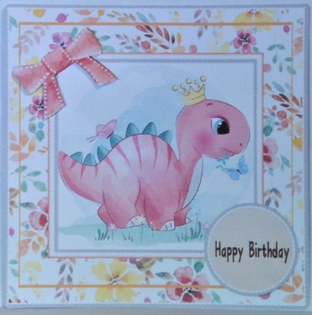 Birthday featuring a dinosaur by Hazel Underwood