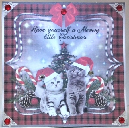 Have Yourself A Meowy Little  Christmas  by Hazel Underwood