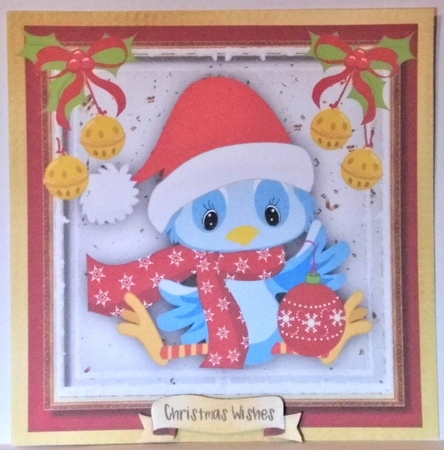 6, Lovely 8x8 Christmas Card fronts  by Hazel Underwood