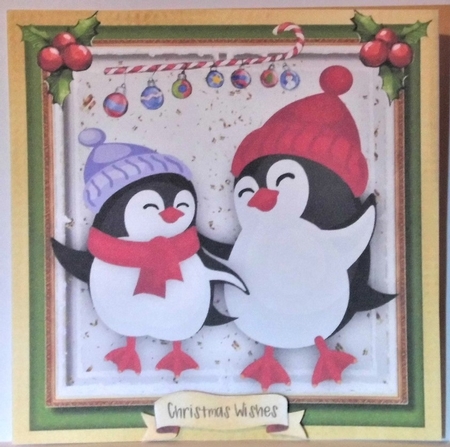 6, Lovely 8x8 Christmas Card fronts  by Hazel Underwood