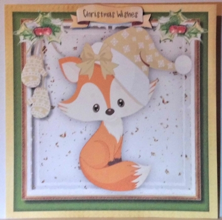 6, Lovely 8x8 Christmas Card fronts  by Hazel Underwood