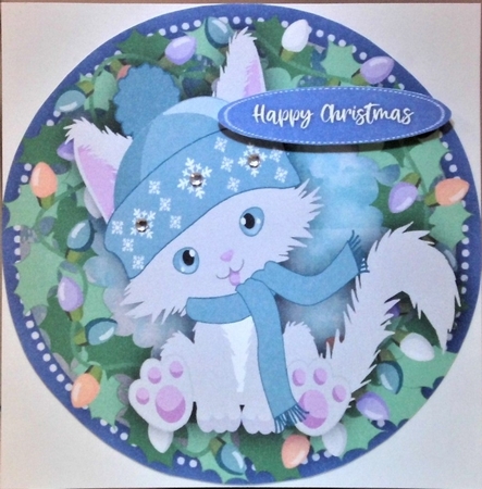 13,, Card Fronts with Kittys Toppers & 8x8 cards   by Hazel Underwood