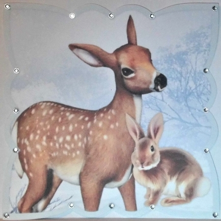 Scallop Topper Christmas Animals by Hazel Underwood