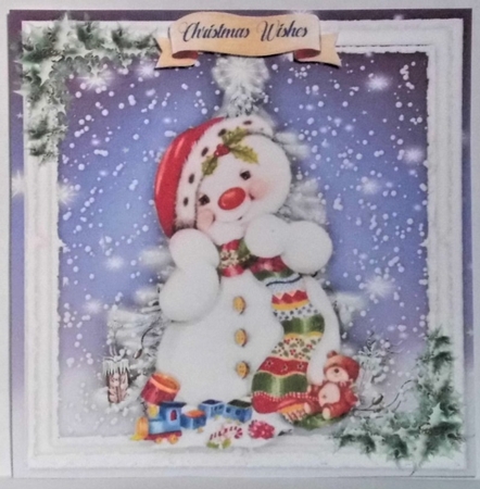 Adorable Jolly Santa by Hazel Underwood