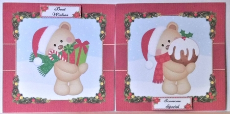 Cute Teddy Bear Holiday Toppers (Set One) by Hazel Underwood
