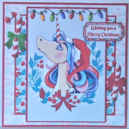 Christmas Unicorn by Hazel Underwood
