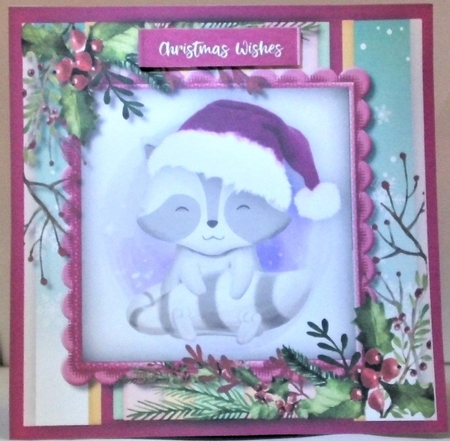 6, Cute Christmas Animal Card fronts  by Hazel Underwood