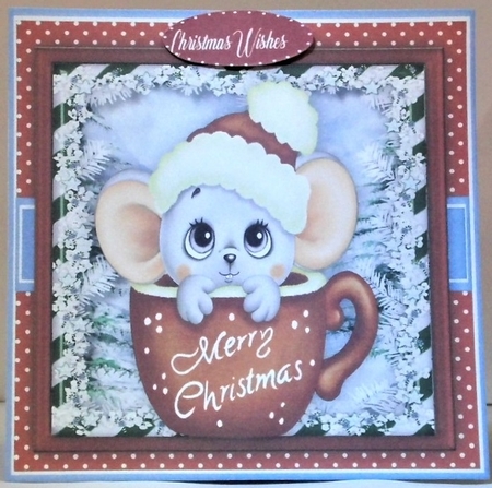 Cute Mouse in a Cup  2 by Hazel Underwood